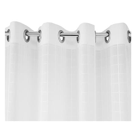 HLS SHEER CURTAIN EYELET SCOTT 150X220CM WHITE