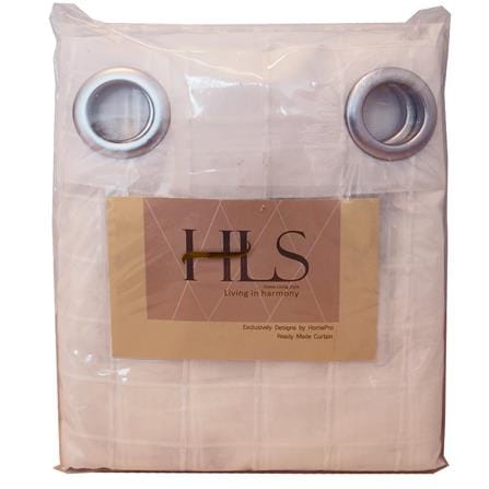 HLS SCOTT EYELET SHEER CURTAIN 150X250 WHITE