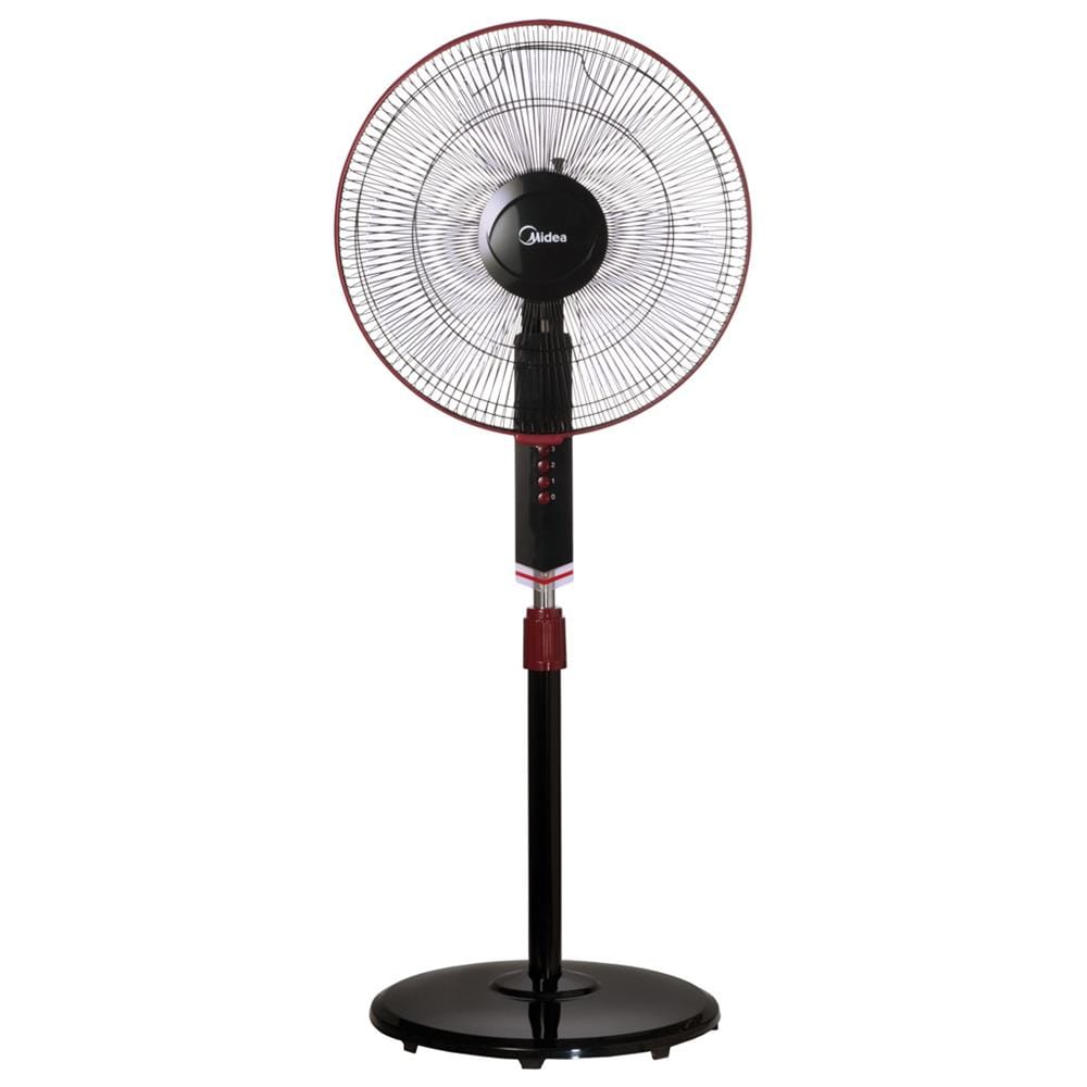 MIDEA STAND FAN MF-16FS10N (BK) 16INCH 55WATT 3BLADES 3SPEED BLACK