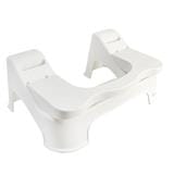 MOYA ADJUSTABLE TOILET STOOL HR0203 WHITE (H24XW52XD39 CM)