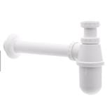 MOYA BOTTLE TRAP FOR LAVATORY BT-ABS 20CM WHITE (H27.70XW18XD6.50 CM)