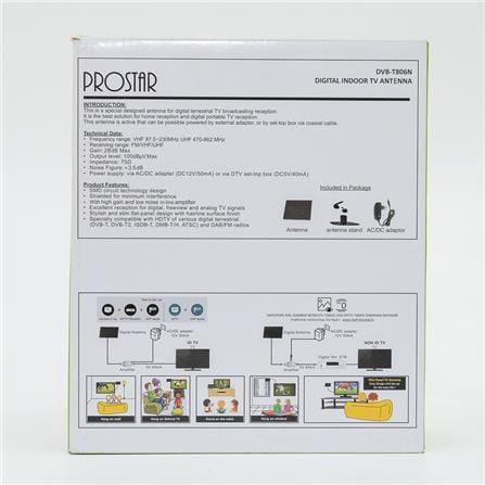 PROSTAR DIGITAL INDR TV ANTENNA DVBT806N