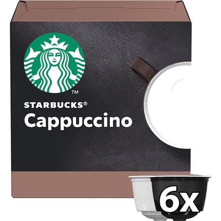 NESCAFE DOLCE GUSTO STARBUCKS CAPSULES CAPPUCCINO 6CUPS