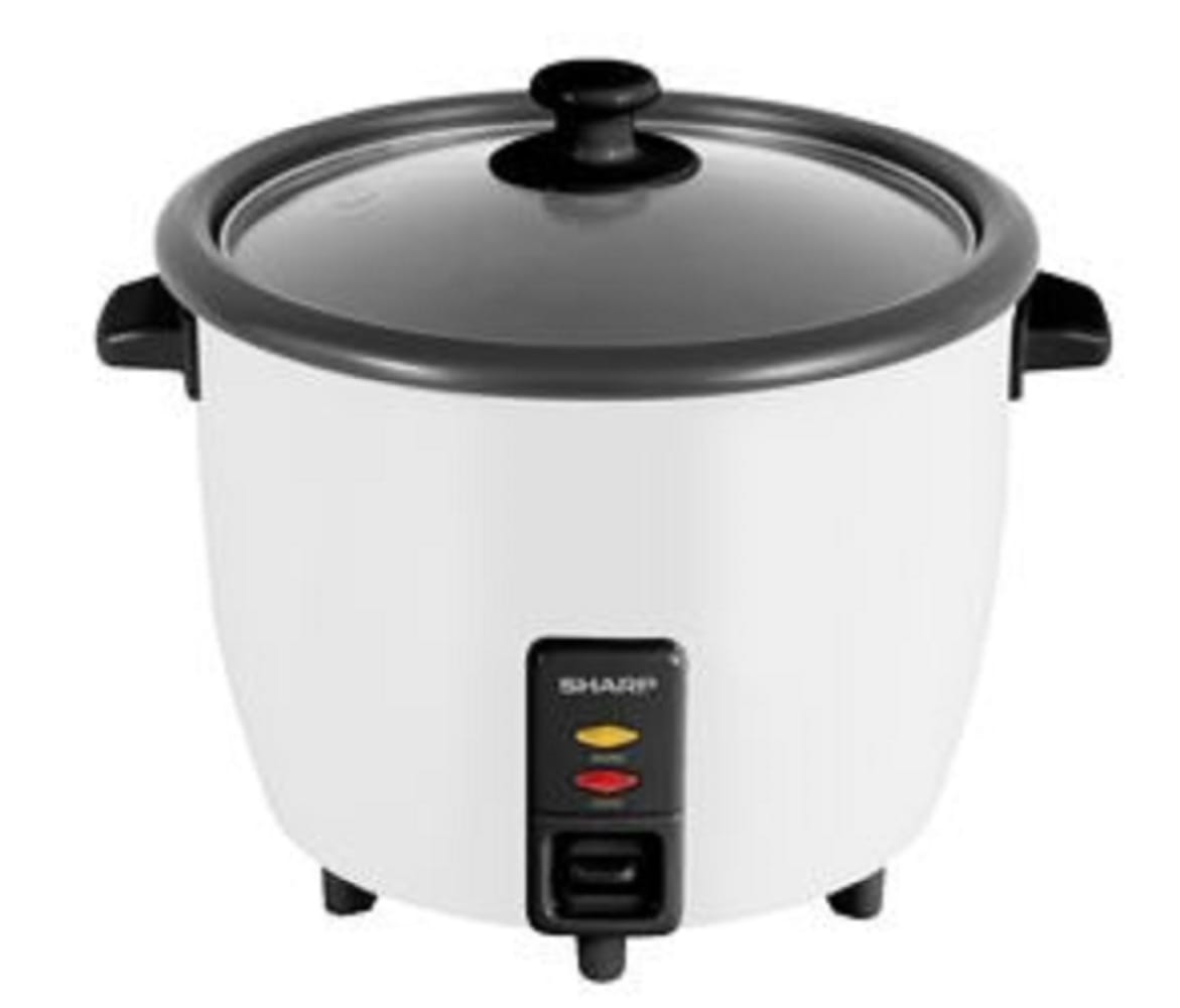 SHARP CONVENTIONAL RICE COOKER KSH188GWH 700WATT 1.8LITER