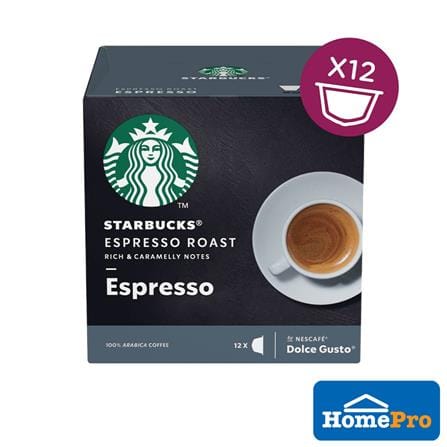 NESCAFE DOLCE GUSTO STARBUCKS CAPSULES ESPRESSO ROAST 12CUPS