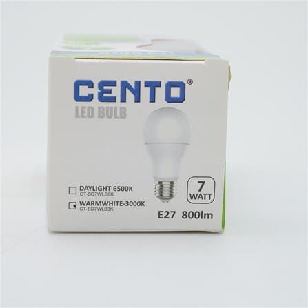 CENTO LED BULB 7W E27 WW CT-SD7WLB3K