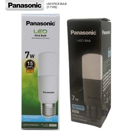 PANASONIC LED STICK BULB 7W E27 COOL DAYLIGHT LDTHV7D65GA1/GA2