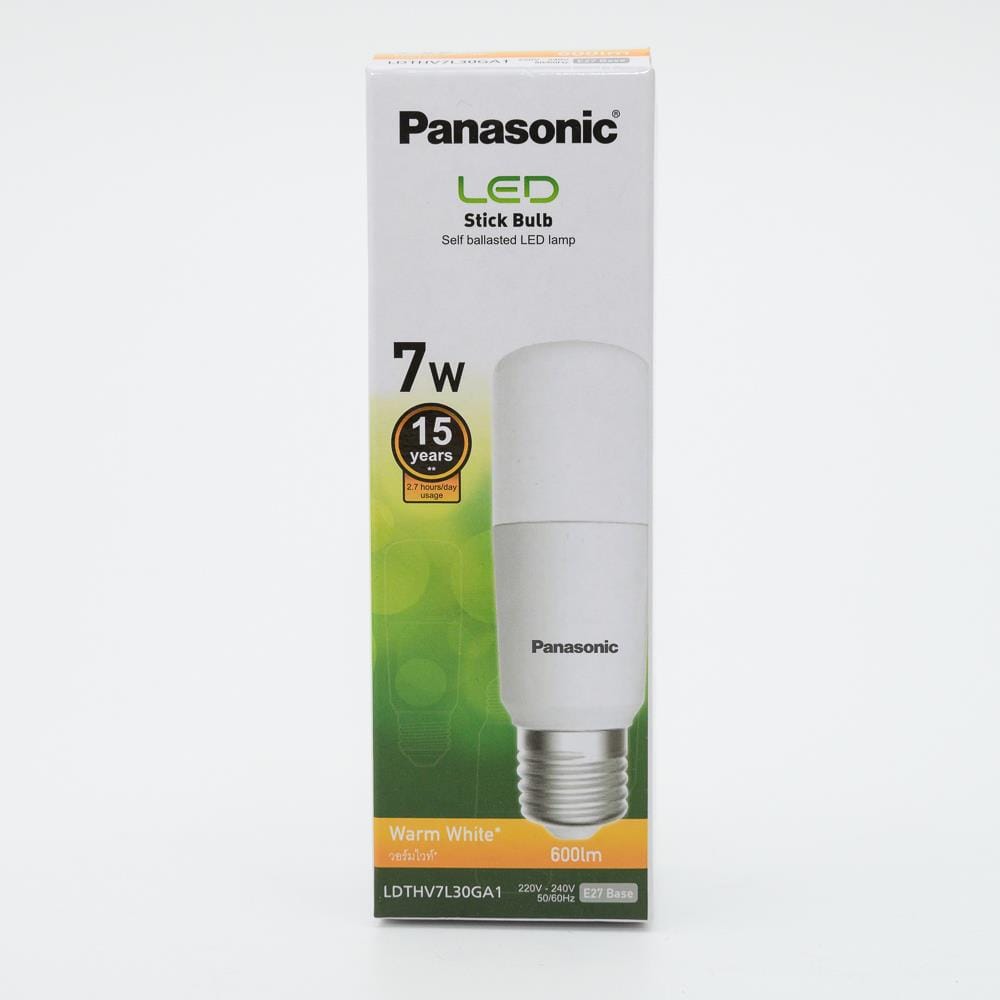 PANASONIC LED STICK BULB 7W E27 WARM WHITE LDTHV7L30GA1/GA2