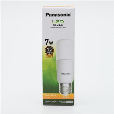 PANASONIC LED STICK BULB 7W E27 WARM WHITE LDTHV7L30GA1/GA2