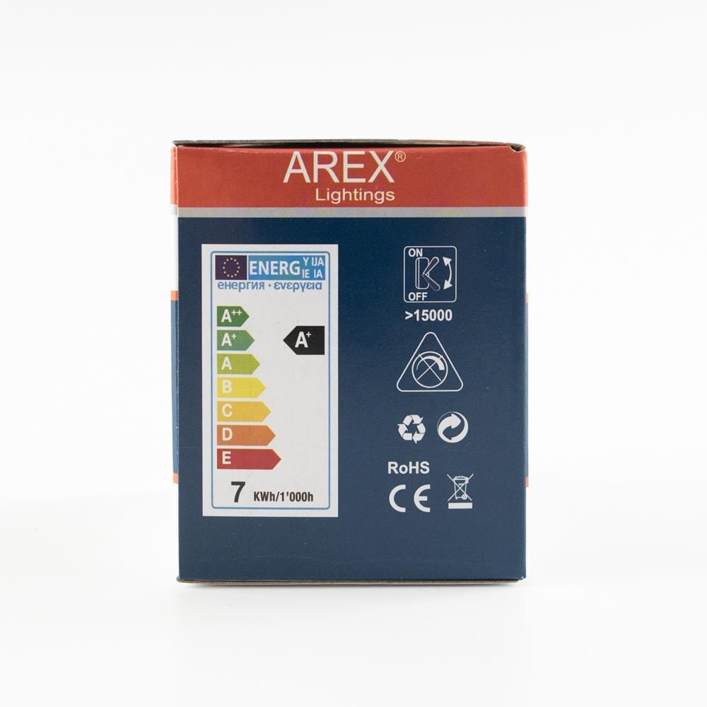 AREX LED BULB 12V 3000K MR16 7W GU5.3 WARM WHITE