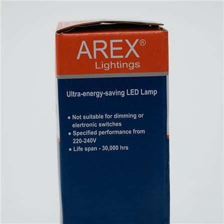 LED BULB T7A 9W E27 3K WARM WHITE LEDTA9Y27 AREX