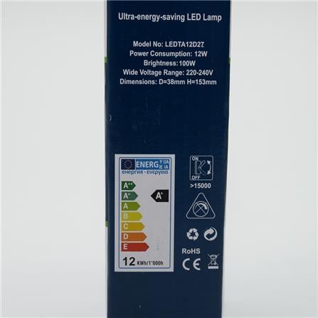 LED BULB T7A 12W E27 6K DAYLIGHT LEDTA12D27 AREX