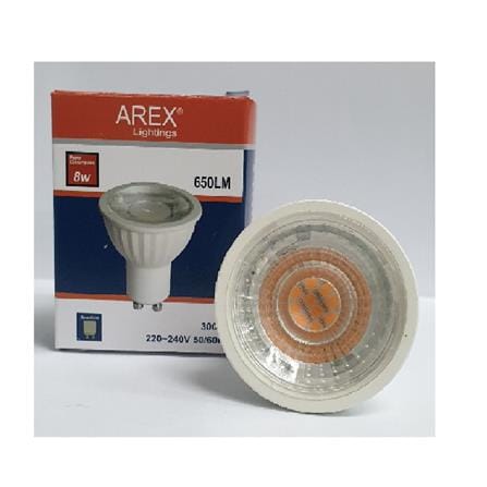 LED BULB MR16 8W GU10 240V 3000K AREX