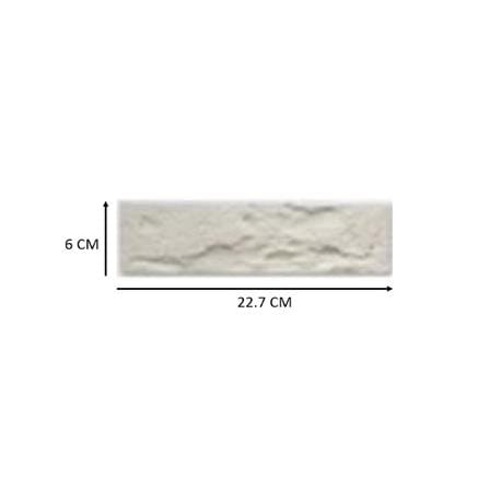 CITIGRES WALLTILE 6X22.7 KLIN WHITE 0.82M2
