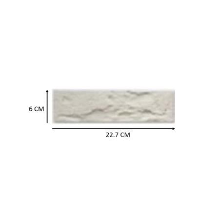 CITIGRES WALLTILE 6X22.7 KLIN WHITE 0.82M2