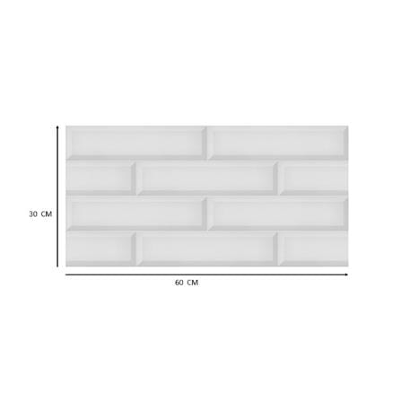 CITIGRES WALLTILE 30X60CM SUBWAY WHITE 1.44M2