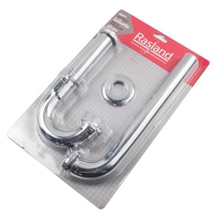 RASLAND P-TRAP 30CM A126-C/30/STAINLESS STEEL CHROME (P-TRAP)