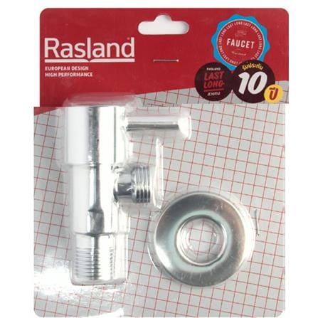 RASLAND STOP VALVE RA 6356323 CHROME 1-WAY