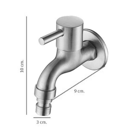 RASLAND WALL FAUCET RS KX569 STAINLESS STEEL 1-WAY