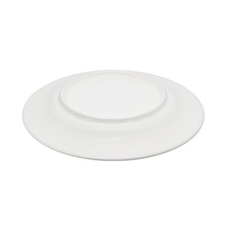 HARRIANWARE PORCELAIN  FLAT PLATE  8IN - WHITE