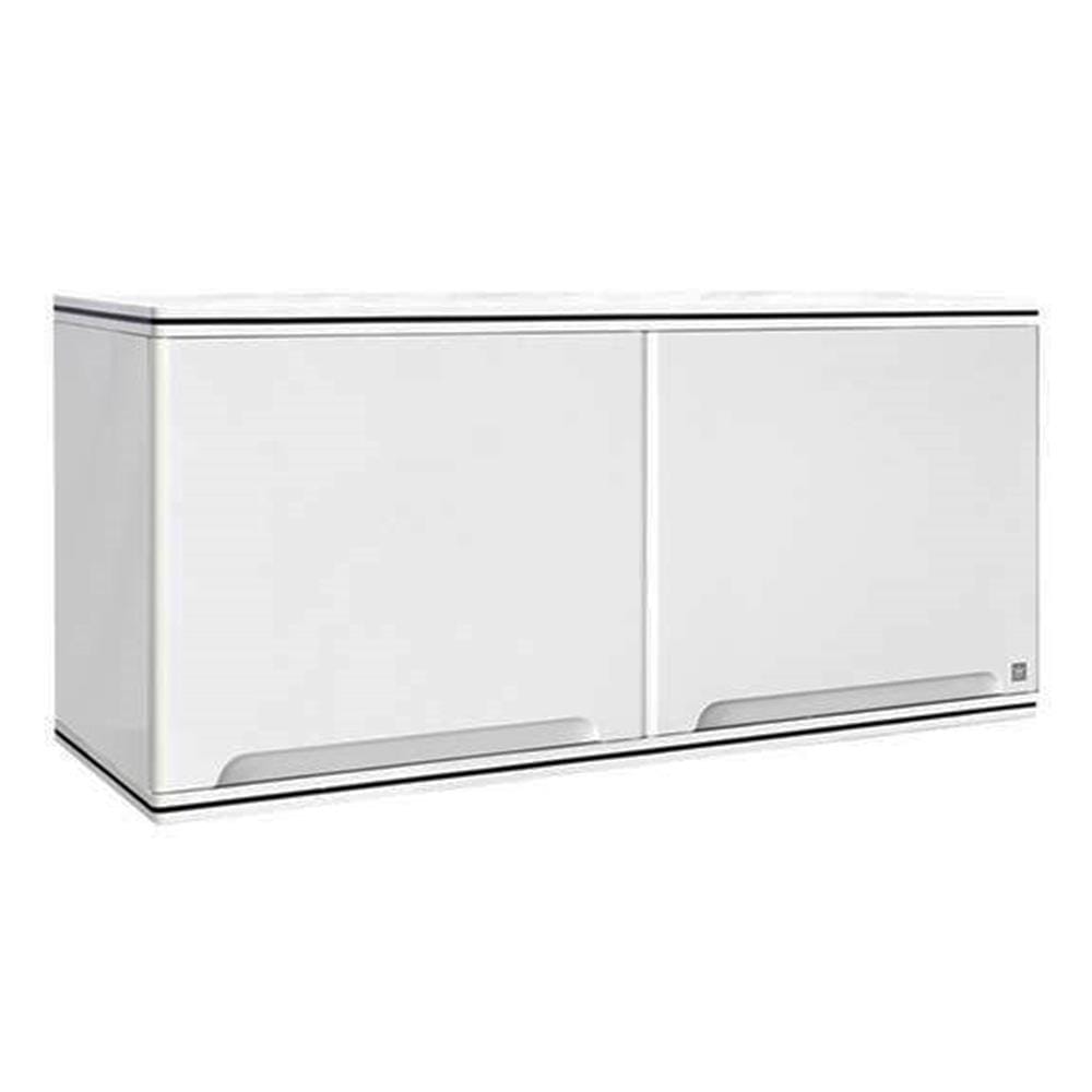 KING DOUBLE HALF HANG CABINET CURVE WHITE