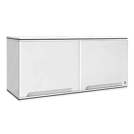 KING DOUBLE HALF HANG CABINET CURVE WHITE