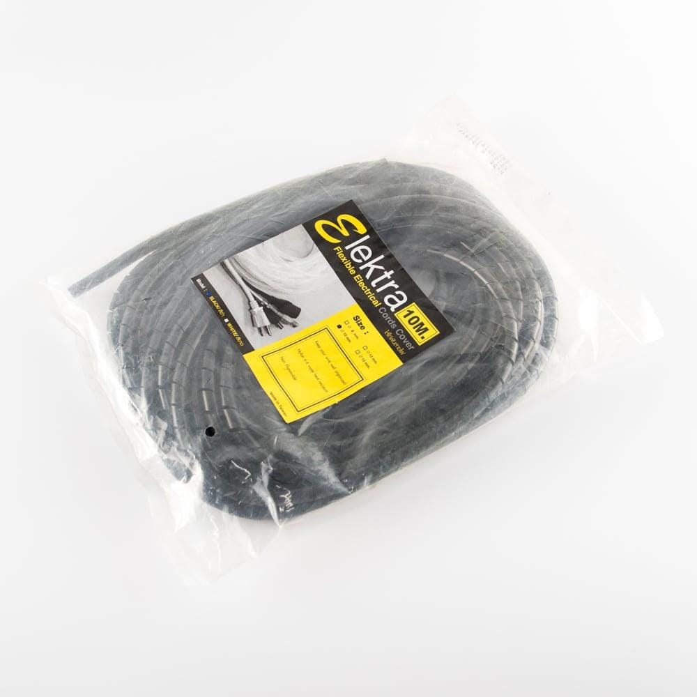ELECKTA SPIRAL CABLE WRAP 10 MILLIMETER 10 METER BLACK