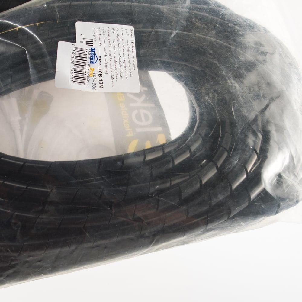 ELECKTA SPIRAL CABLE WRAP 10 MILLIMETER 10 METER BLACK