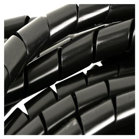 ELECKTA SPIRAL CABLE WRAP 15 MILLIMETER 10 METER BLACK