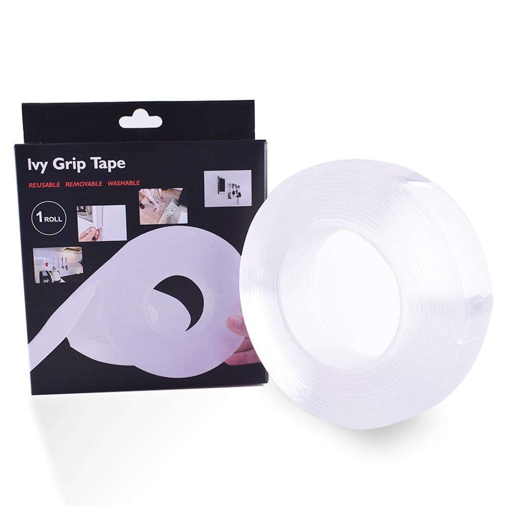 IVY DOUBLE SIDED NANO GEL GRIP TAPE 5 METER TRANSPARENT