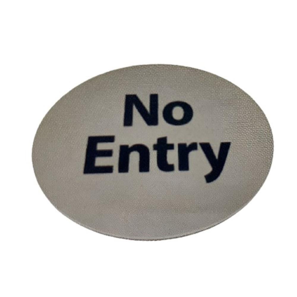 AVIO DESTINATION BOARD-NO ENTRY 6.7CM