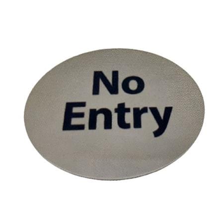 AVIO DESTINATION BOARD-NO ENTRY 6.7CM