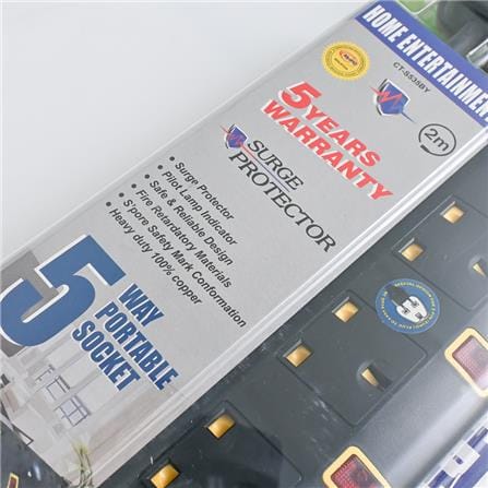 CENTO 5G2M EXT NEON&SURGE BLK CT-S535BY