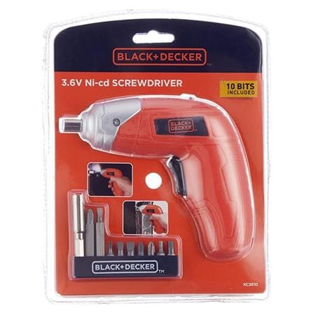 SCREWDRIVER DRILL BLACK & DECKER KC3610-B1 3.6V