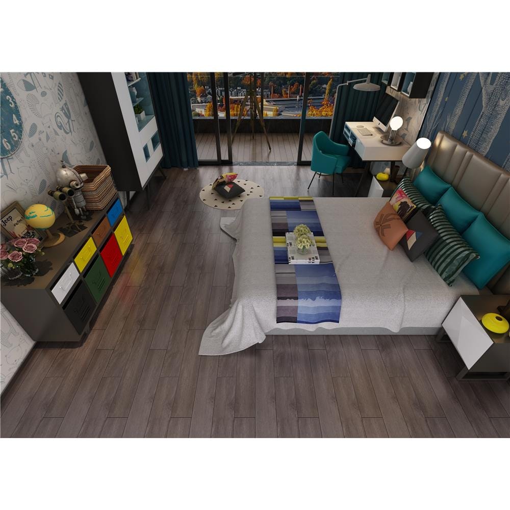 TARA VINYL TILE STICKER 15X91CM 2MM JAYA TEAK 3.28M2
