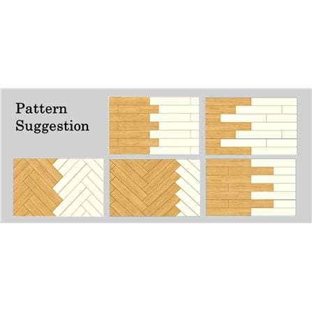 TARA VINYL TILE STICKER 15X91CM 2MM JAYA TEAK 3.28M2