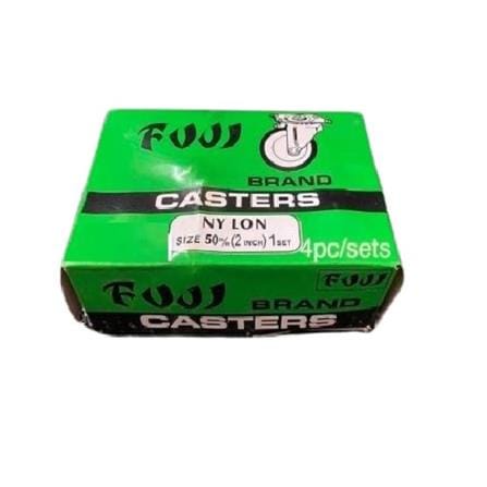 SKK PLATE NYLON RIGID CASTER 2 INCH 4 PIECES