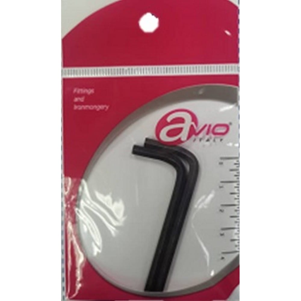 AVIO ALLEN KEY M5 4MM 2 PCS BLACK