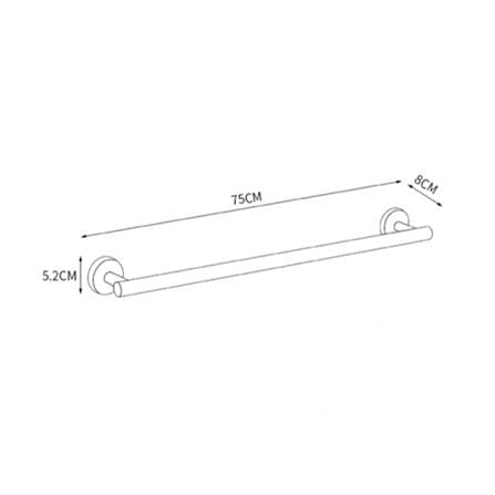 SORENTO TOWEL BAR SRT349-HP SS (E)