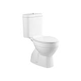 CABANA 2P TOILET CWC605-RL 3/6L WHITE H76.50XW37XD64.50 CM