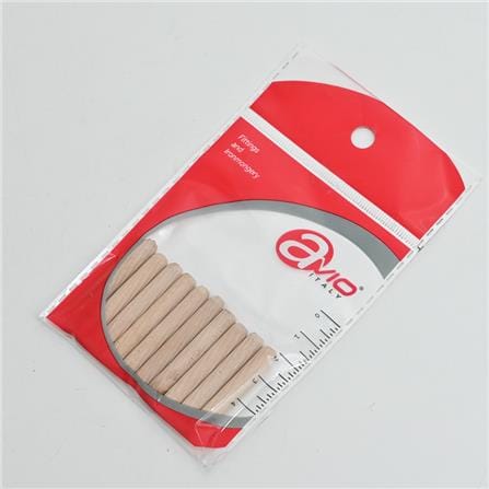 AVIO PINE WOOD DOWEL M6 40MM 10PCS
