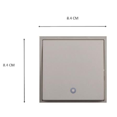 SIMON 20A 1GANG 1 WAY DOUBLE POLE SWITCH H702023-46 CC CHAMPAGNE