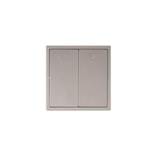 16A 2GANG 1WAY SWITCH LED SIMON H701023-46 CHAMPAGNE