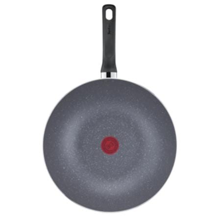 TEFAL WOKPAN NATURE WITH LID B22692 28 CM GREY