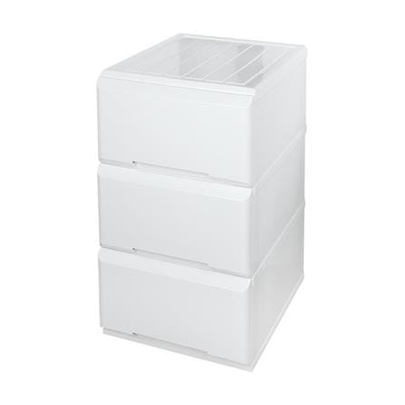 3 DRAWER STACKO GARDEN 40X50X69CM WHITE