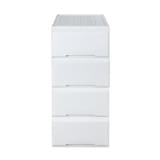 4 DRAWER STACKO GARDEN 40X50X91CM WHITE