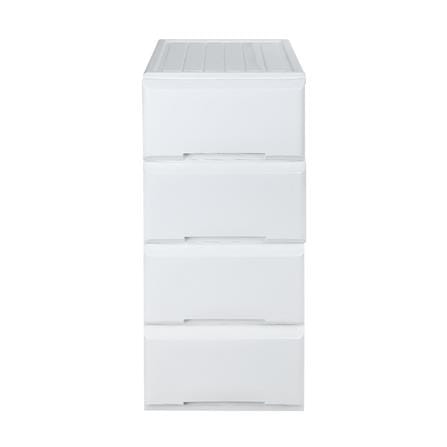 4 DRAWER STACKO GARDEN 40X50X91CM WHITE