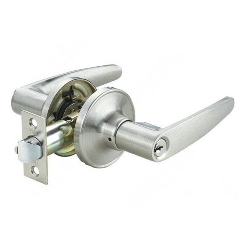 YALE ENTRANCE LEVER VL4447 US15 SATIN NICKEL