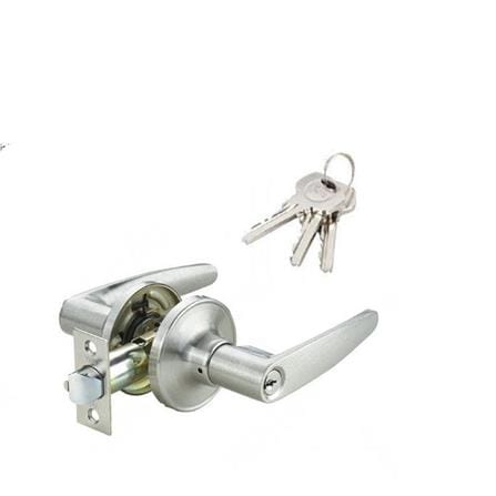 YALE ENTRANCE LEVER VL4447 US15 SATIN NICKEL