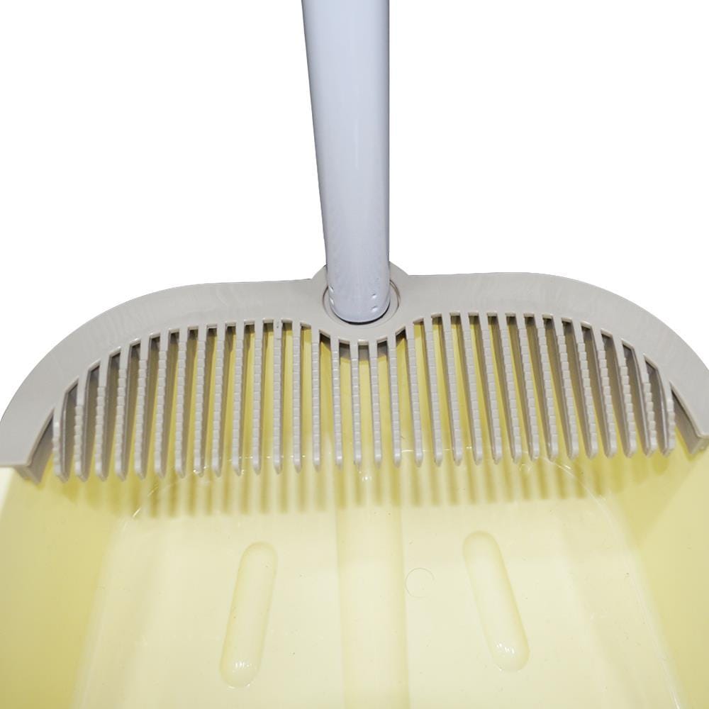 BROOM SET ACCO YJ-1862 11" CREAM